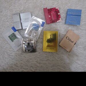 Goody Bag - Assorted Perfume Samples and creams Paco Rabanne, Versace, Laniege